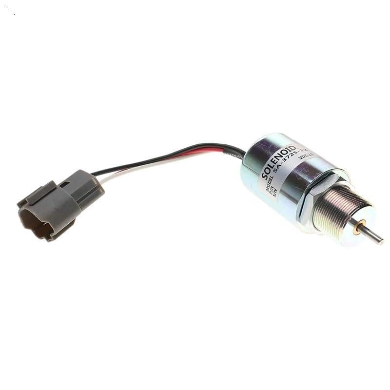 Replacement SA-3725-12 30A87-00040 Fuel Shut Off for Mitsubishi L2E L3E S3L S4L Engine for Volvo EC15 for Toro 223D for Mahindra 12VDC