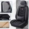 AUNM 7 Seats Car Seat Covers for Dodge Durango 2000-2026,Black White view 3