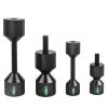 Flange Two Hole Pin 4PCS Aluminum 6061 1-1/8inch Two Hole Pins Set 1-1/8" 2 Flange Alignment Pin with Level(Black) view 1