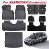 BGGJJ Compatible with Leapmotor C10 2024 2025 Car Floor Mats Cargo Liner, TPE 3DTrunk Mats and Backrest Mats LHD(9pcs Double Layer) view 2