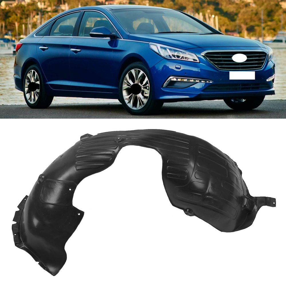 Front Right Passenger Side Inner Fender Liner For 2015-2017 Hyundai Sonata Wheel Liner Splash Shields Guard Replaces OE Number 86812C2000