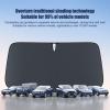 Car Window Shade, 80X145CM Windscreen Sun Shades for Cars Window, Weatherproof Suns Shades for Car Windscreen, UV Resistant Cars Windshield Sun Shade Foldable, for Vehicle Accessories view 4
