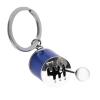 Walmeck Creative Auto Gear Shifter Model Keychain Keyring Car Part Shaped Metal Alloy Key Rings for Car Enthusiasts and Drivers Silver Black Blue Red Gold 10.3 x 4.1 x 2.2cm (Blue) view 4