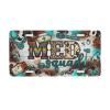 Medical License Plate - 6x12 Aluminum Tag - Western Leopard Healthcare Nurse Doctor Gift view 1