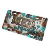 Medical License Plate - 6x12 Aluminum Tag - Western Leopard Healthcare Nurse Doctor Gift view 2