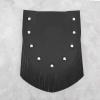 aqxreight Motorcycle Front Mud Flap with Tassel Motorcycle M Front Mud Flap with Tassel for, PU Material Accessory Mu (Black Beard) view 1