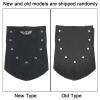 aqxreight Motorcycle Front Mud Flap with Tassel Motorcycle M Front Mud Flap with Tassel for, PU Material Accessory Mu (Black Beard) view 2