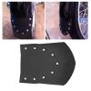 aqxreight Motorcycle Front Mud Flap with Tassel Motorcycle M Front Mud Flap with Tassel for, PU Material Accessory Mu (Black Beard) view 3