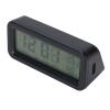 Aumotop Solar Car Digital Dashboard Clock Backlight Large LCD Display Double Power Source Automotive Clock for Camping Trips ABS Material Portable view 3