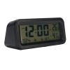 Aumotop Solar Car Digital Dashboard Clock Backlight Large LCD Display Double Power Source Automotive Clock for Camping Trips ABS Material Portable view 4