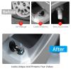 Tire Valve Stem Caps for BMW X1 X3 M3 M5 X1 X5 X6 Z4 3 5 7 Series Metal Wheel Air caps Auto Valve Stem Caps Accessories 4 Pcs Black view 4