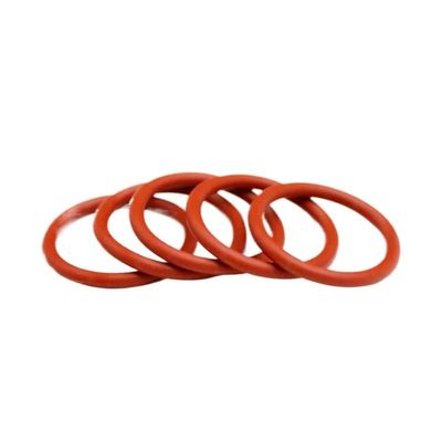 10pcs CS 2/2.4/3/4mm OD 5~90mm Red VMQ O Ring Seal Gasket Silicon Silica Gel Food Grade Rubber O-ring(OD 27mm,CS 3mm (10Pcs))