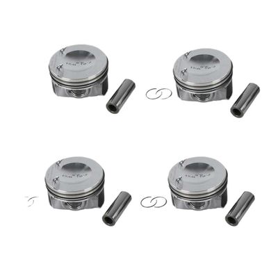 4PCS Piston Assembly Set with 21mm Diameter Compatible with A3 A4 Q5 and SEAT Altea