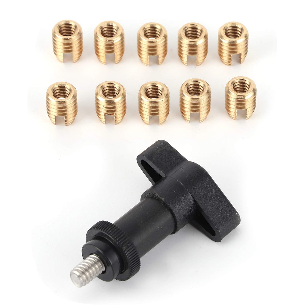 aqxreight Fairing Insert Repair Kit Brass S Fairing Insert Repair Kit with Brass, Screws & THandle Tool for Batwing Type Fairi