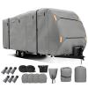 DFRDGFAG 420D Heavy Duty RV Cover for Grand Design Transcend One 151BH 2025 2026, Waterproof Travel Trailer Cover with Windproof Straps & Air Vents, All Weather Camper Cover view 1