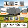 DFRDGFAG 420D Heavy Duty RV Cover for Grand Design Transcend One 151BH 2025 2026, Waterproof Travel Trailer Cover with Windproof Straps & Air Vents, All Weather Camper Cover view 4