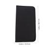 HOMOBABE 80-Slot Oxford Fabric CD Holder Pouch with Zipper, Large Capacity DVD Storage Wallet for Car and Home Organization, Black Disc Organizer Case view 2