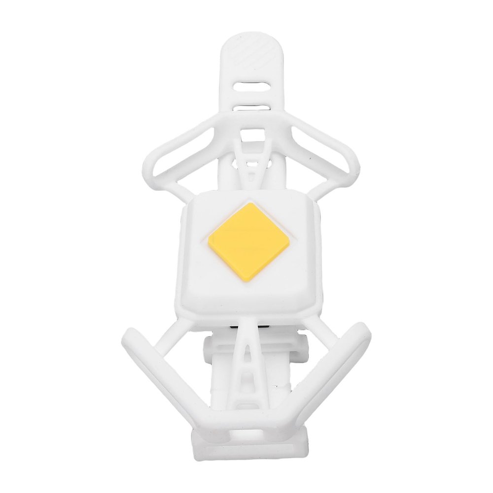 Depisuta Bike Phone Mount, Anti Scratch Silicone Bike Phone Holder, Motorcycle Cell Mount for 4.7 to 7.2 inch Smartphones, for Road Mountain Bikes (White)