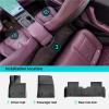 for NIO ET5 2022-2024 TPE 3D Car Floor Mats Trunk Pad All-Weather Accessories (Left Rudder)(ET5 LHD 3PCS) view 3