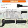 ALI2 Electric Bike Full Twist Throttle Right Handle, 12V-72V Universal Throttle for 24V 36V 48V 60V 72V E-Bike Controller, 3-Pin Waterproof SM Connector with 71" Cable, Fits 22.5mm Handlebar view 2