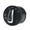 Chrome Headlight Switch+Power Window Master Switch Compatible with VW Golf 5 6 Mk5 6 Jetta 5 6 Passat B6 Touran SEAT 5ND941431B 5ND959855(E) view 1