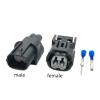 automotive connectors 2 Pin 6188-0589 6189-0890 Automotive Transducer Connector Male Female Socket easy replacement(Female,5PCS) view 3
