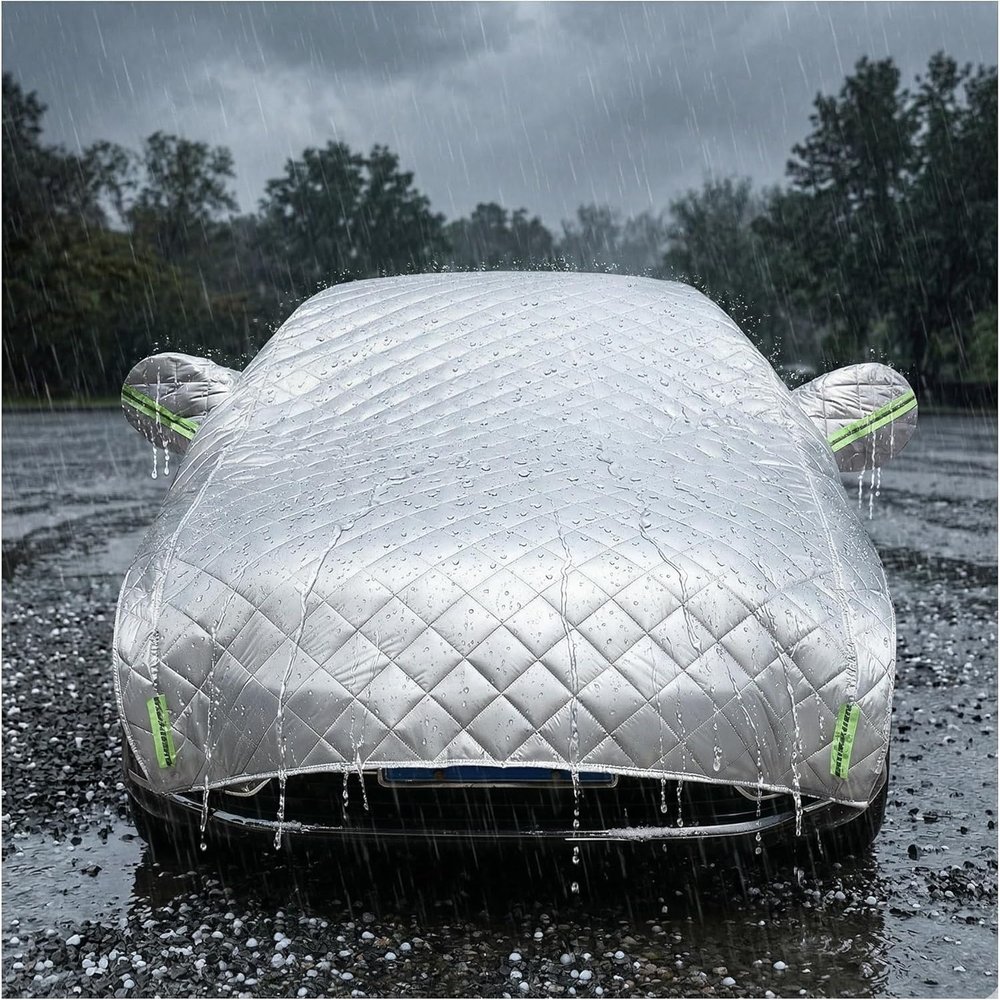 Hail car Cover Fit for Kia Ceed (2007-2026), Hail Protector Car Cover Outdoor Thickened Heavy Duty Waterproof Protection,with Reflective Strips th263l
