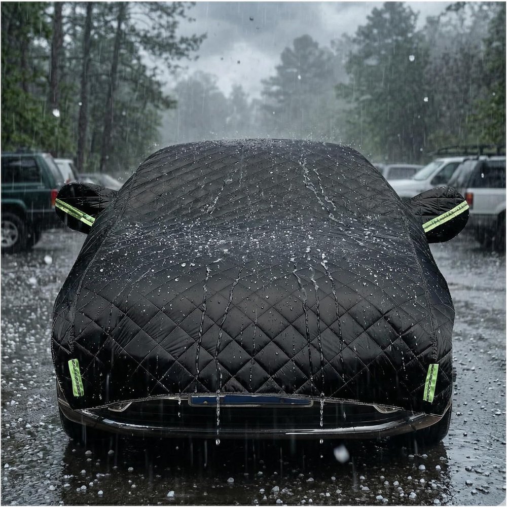 Hail car Cover Fit for Subaru Impreza Hatchback (2012-2016), Hail Protector Car Cover Outdoor Thickened Heavy Duty Waterproof Protection,with Reflective Strips th717l