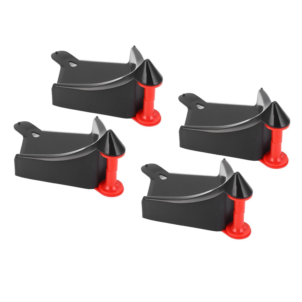 Zunate 4 Pcs Tire Hose Guard Rollers, ABS Plastic Hose Protector Prevents Snagging Under Tires, Wear Car Wash Guide for Cars, Motorcycles, RVs, Bikes (Black)