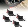 Zunate 4 Pcs Tire Hose Guard Rollers, ABS Plastic Hose Protector Prevents Snagging Under Tires, Wear Car Wash Guide for Cars, Motorcycles, RVs, Bikes (Black) view 2