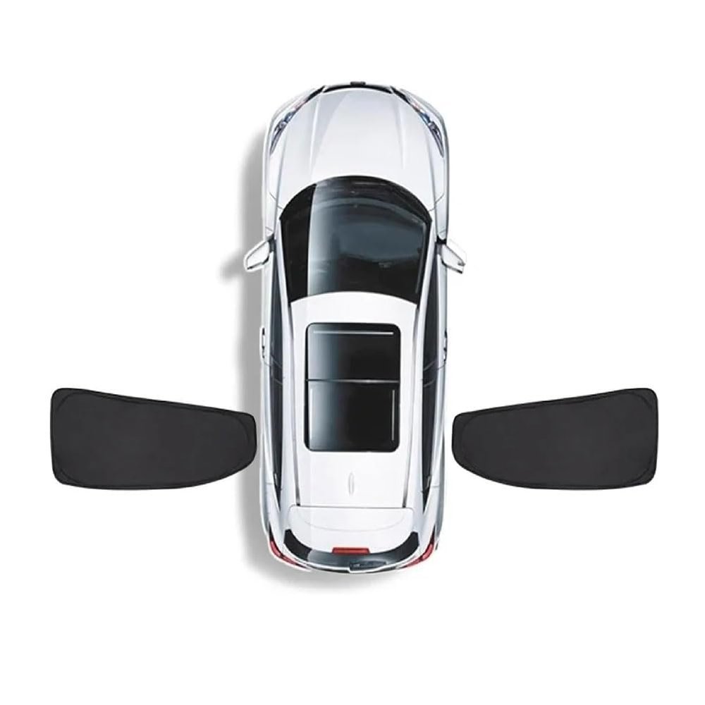 Car Side Window Sun Shades for Civic FD 8TH 2005-2011, Foldable Blackout Privacy Curtains, UV Heat Shield Sun Visor Auto Napping Accessories, B/2 Rear Windows