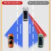 PEAFCVY 2 Pack of Blind Spot Car Mirrors for BMW E46 3-Series 4-Door Sedan 1999-2005, Convex Rear View Wide Angle,Side Mirror Blindspot Round HD Glass Self Adhesive Back view 2