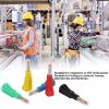 KANASI Retractable Banana Plugs, 4mm Insulated CAT II 600V 32A 5 Color 10pcs for Engineers DIY Test Leads in Security Equipment view 2