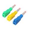 KANASI Retractable Banana Plugs, 4mm Insulated CAT II 600V 32A 5 Color 10pcs for Engineers DIY Test Leads in Security Equipment view 4