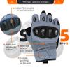 Seibertron SPS-5 Unisex Touchscreen Road Racing Motorcycle MTB Sports Gloves Also fit BMX MX ATV Mountain Bike Bicycle Cycling Off-Road/Dirt Bike Motocross etc Half Finger Youth Grey M view 3