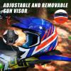 ROOZO Youth Kids Dirt Bike Helmet DOT Approved, Full Face Motocross Set view 4