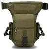 Bonalake Thigh Bag, Secure Leg Bag with Double Strap Waterproof Leg Pouch for Motorcycle Riding, Outdoor Sports, Gear Storage, Army Green view 1