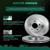 SCITOO Front Brake Kits Disc Brake Rotor Brakes Pads:D1160;55122 view 3