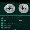 SCITOO Front Brake Kits Disc Brake Rotor Brakes Pads:D1160;55122 view 4