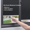 Car Side Window Sun Shade - Retractable Roller Blind | Suction Cup Sunshade | Titanium Silver Full Blackout, UV Protection, Heat Block, Folding Blinds for Windshield, SUV Caravan Minivan view 2