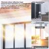 Car Side Window Sun Shade - Retractable Roller Blind | Suction Cup Sunshade | Titanium Silver Full Blackout, UV Protection, Heat Block, Folding Blinds for Windshield, SUV Caravan Minivan view 4