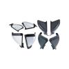Car Door Side Steps End Cap Fit For Navara D23 NP300 2015 2016 2017 2018 Running Board Top Plug Accessories Replacement Parts(Silver,Front Right) view 2