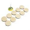 Wool Polishing Pads 2 Inch, 11PCS Buffing Bonnet Set with Hook and LOOPs for Car Buffer Machine, Soft Waxing Sanding Discs for Auto Glass Furniture Ceramic view 2