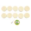 Wool Polishing Pads 2 Inch, 11PCS Buffing Bonnet Set with Hook and LOOPs for Car Buffer Machine, Soft Waxing Sanding Discs for Auto Glass Furniture Ceramic view 3