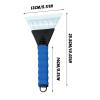 Whimzix Ice Scraper, Ice Shovel, Snow Ice Remover Scoop, Ice Scrapers for Car Windshield with Non-Slip Sponge Handle, Universal Snow Scraper for Car, Truck, SUV, No Scratch Design view 2