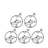 Tool Parts 5pcs for Carburetor Float for Bowl Gasket 698781 for Nikki Carb 3500 19H132 19H232 19H236 19H237 19H252 201312 201317 201332 201337 view 1