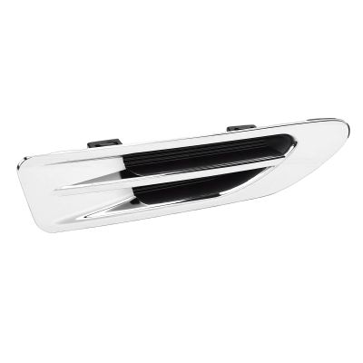 Halearo Durable Chrome Car Side Vent Trim with Mirror Shine for Optima 2016-2018 Hood Side Air Vent Cover (87772D4000)