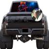 P587 Clown Truck Decals & Graphics for Rear Window - Vinyl Wrap 65"x17" view 1