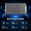 Aparts 20 3/8" Air Conditioning A/C Condenser Fit for Hyundai Tucson 1.6L 2016-2018, Kia Sportage 2.0L 2017-2018 Replace OE# 97606D3010; 97606D3050 30035 view 2