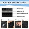 Waterproof Motorcycle Cover for Yamaha RD 350 (6-Speed),Anti-Hail Motorcycle Covers | Snow Wind UV Moisture and Scratch Proof with Lock Holes,Reflective Strips view 3
